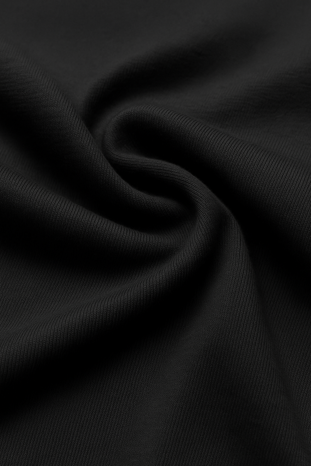 Black Ribbed Crop Top for Women