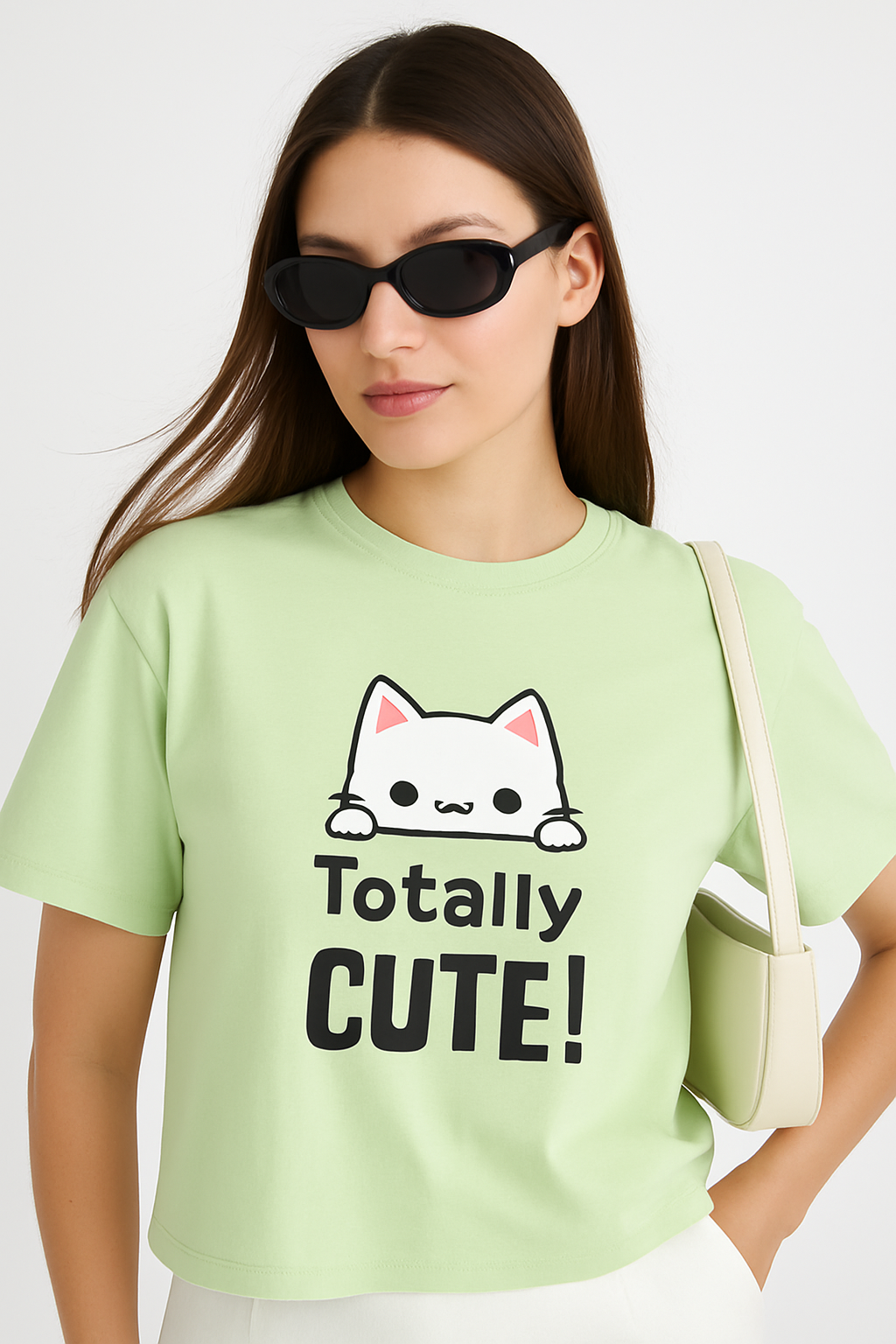 Totally Cute Kitty Oversized T-Shirt