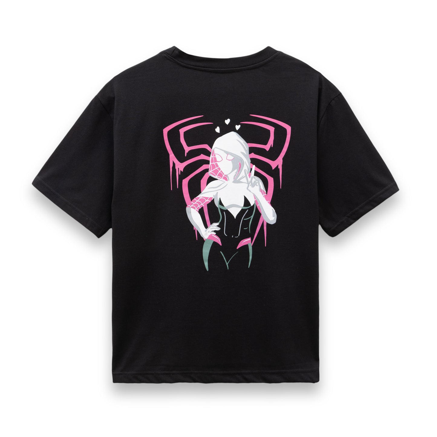 Spider Gwen Women Oversized Boxy Tshirt,Black
