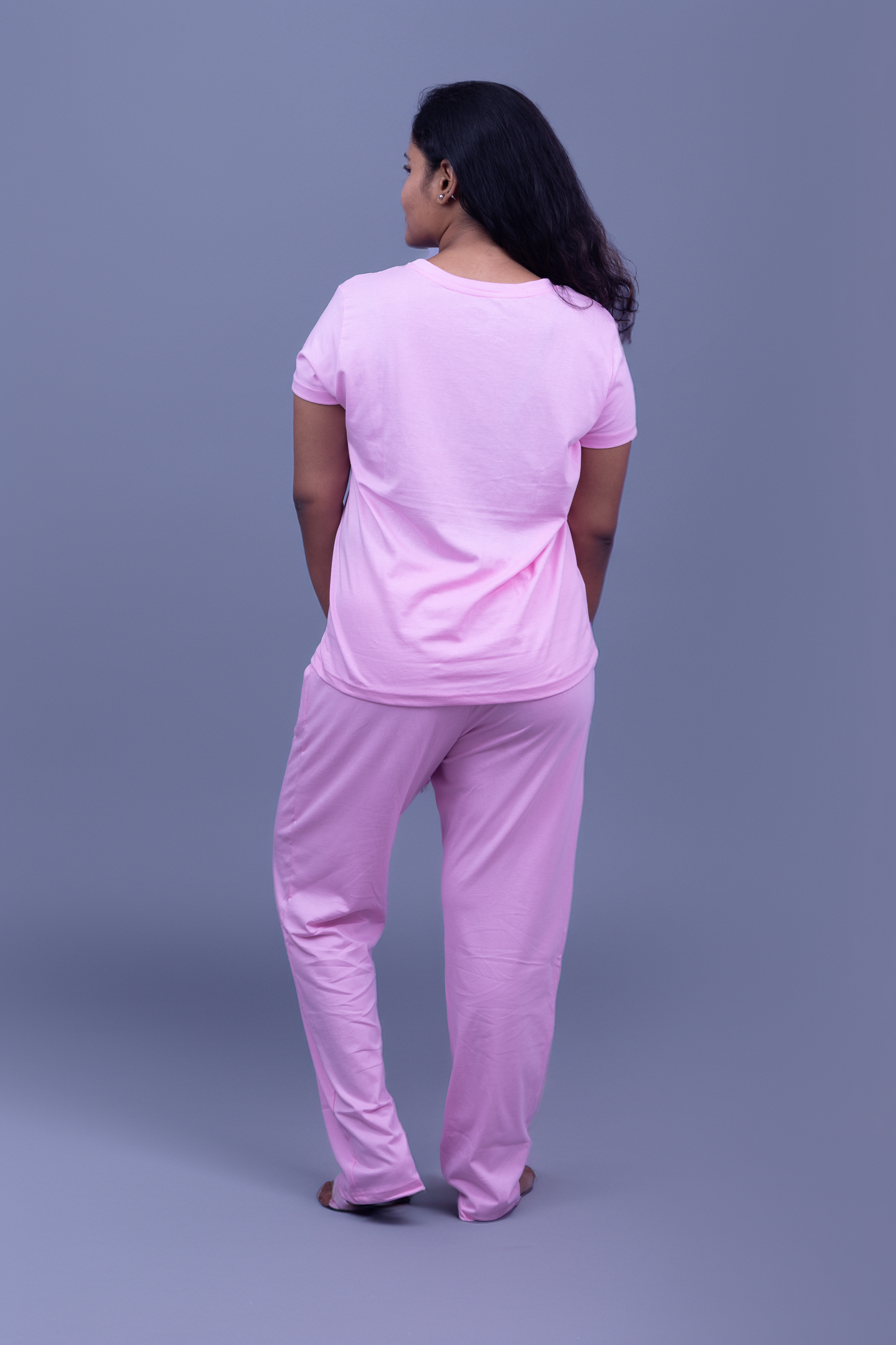 Lover's Heart Sarange Pajama Set (Solid Pant)