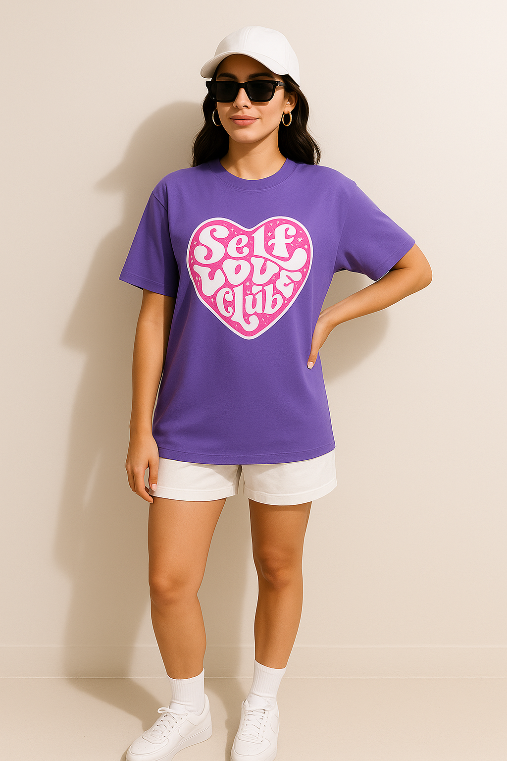 Self Love Club Women Oversized-Tshirt