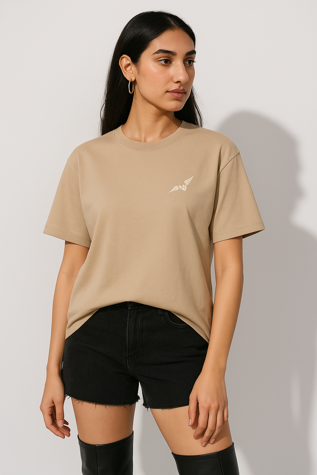 Oversized Hogwarts Emblem T-Shirt