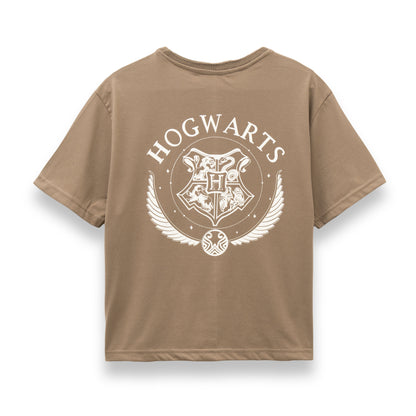 Oversized Hogwarts Emblem T-Shirt
